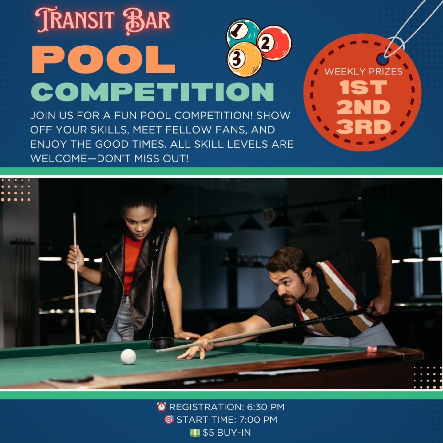 Transit Bar Pool Competition
